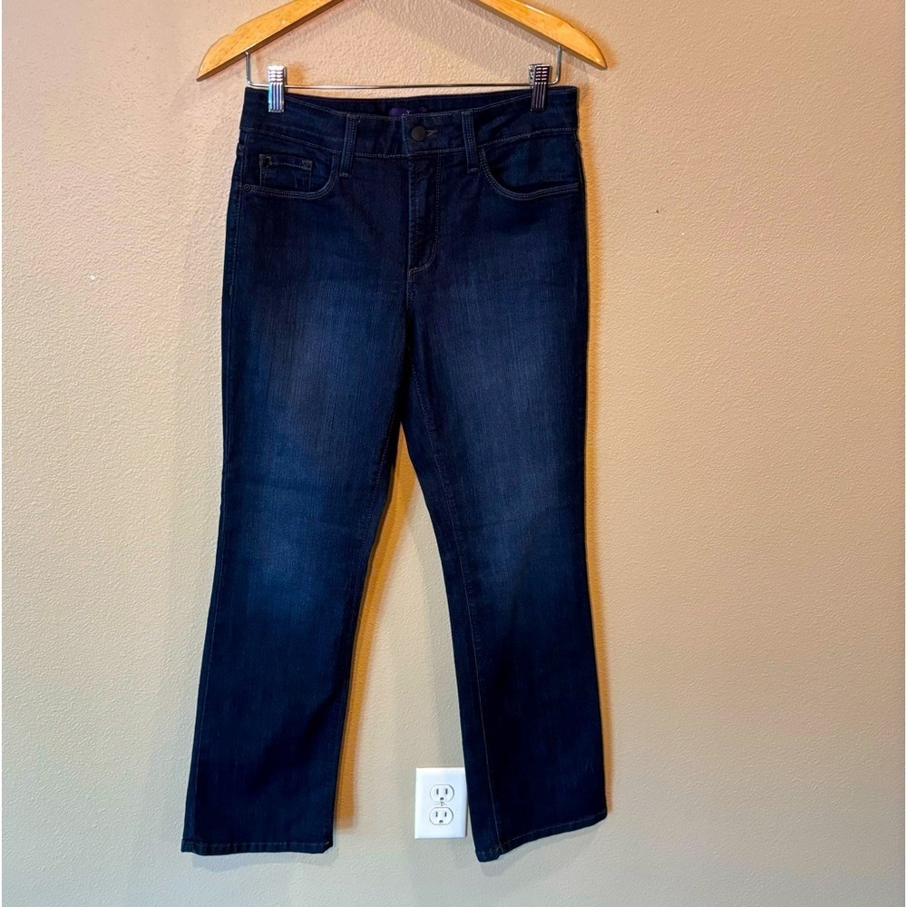 NYDJ Dark Wash Bootcut Jeans, size 6P